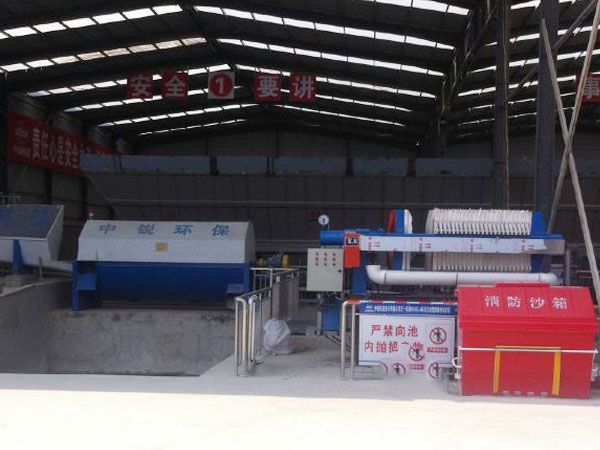 中鐵沙石分離機(jī)工程案例