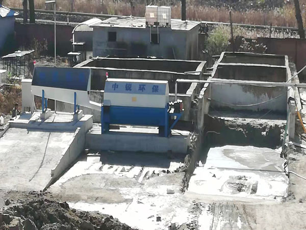 吉林攪拌站砂石分離機安裝完工